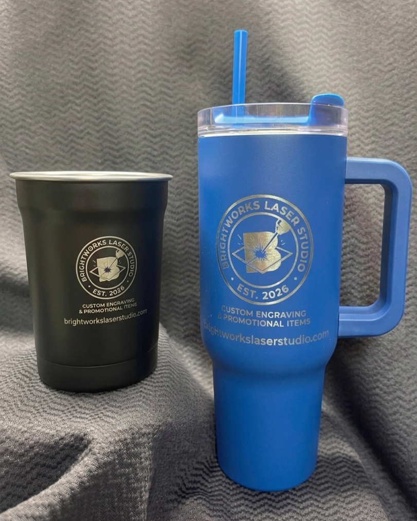 engraved cups